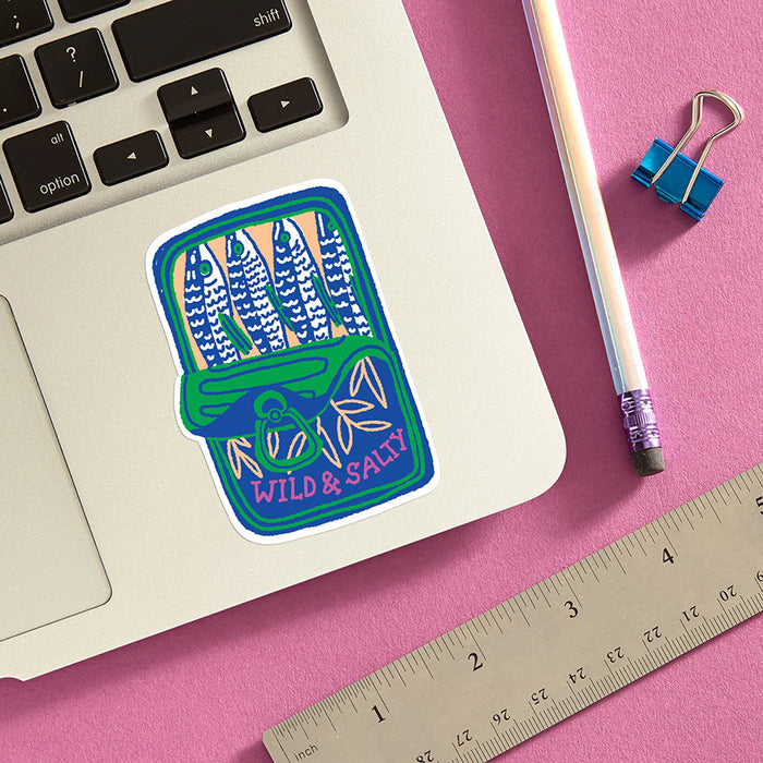 Wild & Salty Sardines Vinyl Sticker