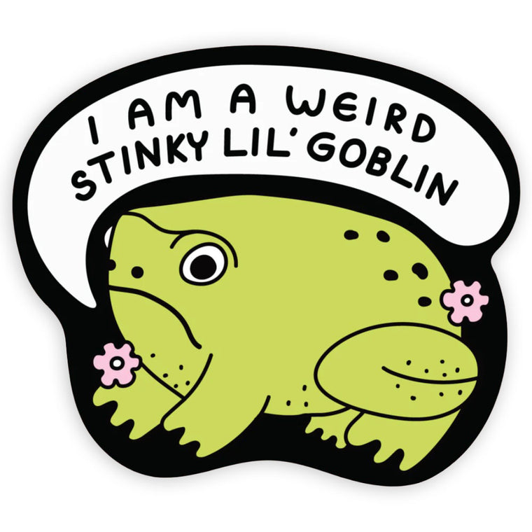 Weird Stinky Lil' Goblin Vinyl Sticker