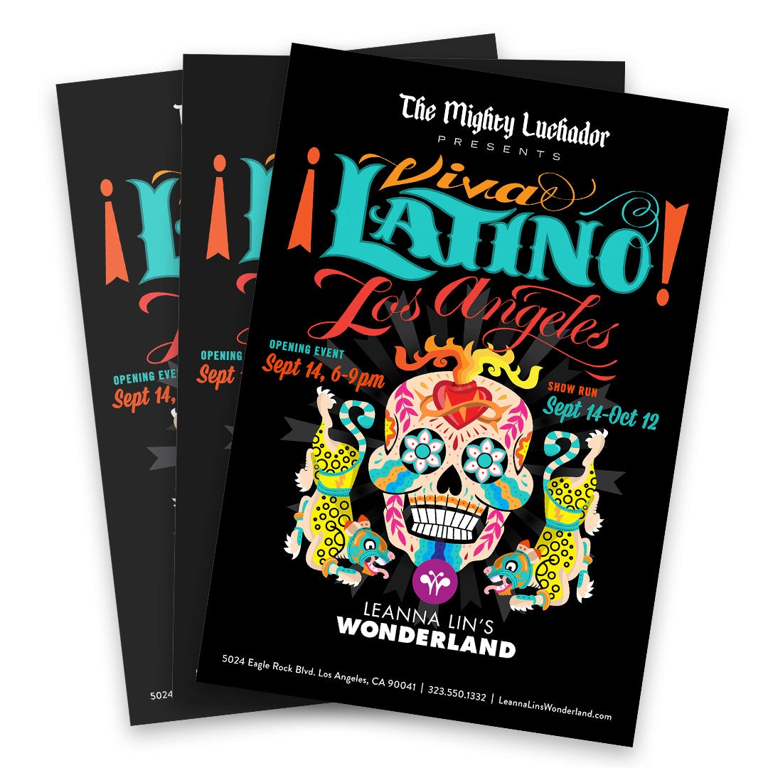 The Mighty Luchador: ¡Viva Latino LA! Exclusive Show Poster