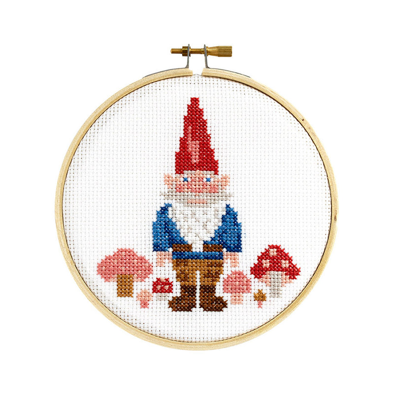 Gnome Cross Stitch Kit