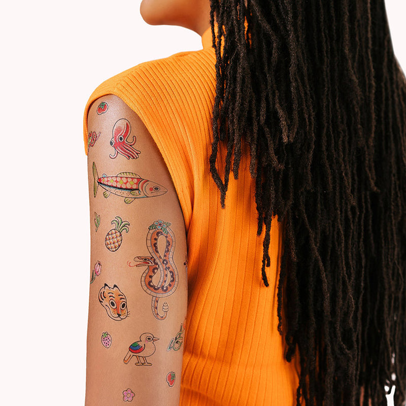 Menagerie Flash Tattoo Sheets by Gossamer Rozen