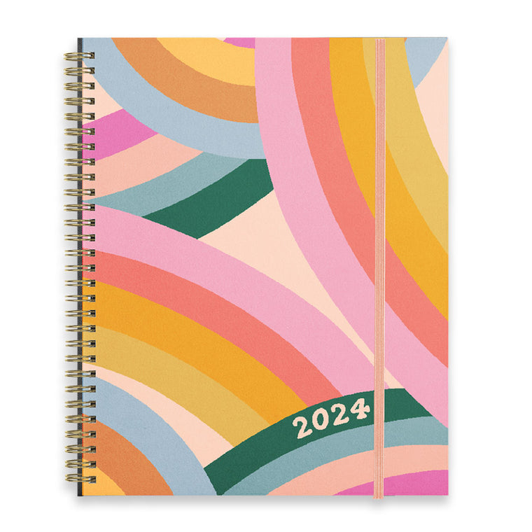 2024 Goal Getter Planner: Rainbow Swipe