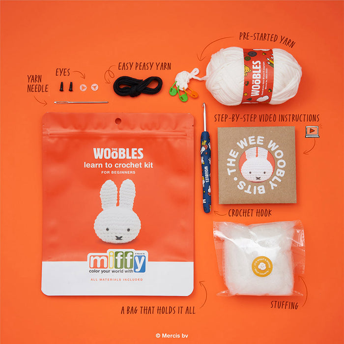 Miffy Beginner DIY Crochet Kit