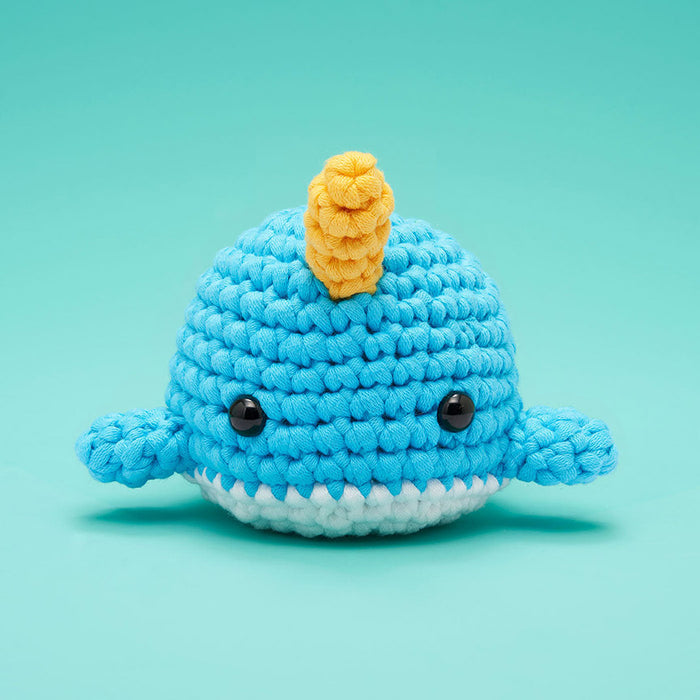 Bjorn the Narwhal Beginner DIY Crochet Kit