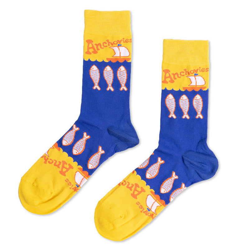 Anchovies Large Crew Socks