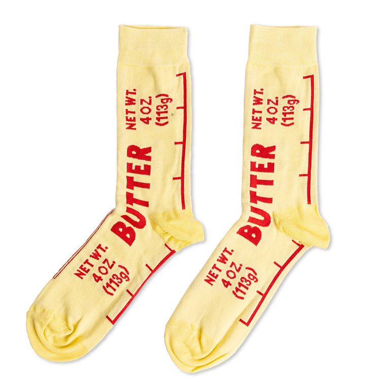 Butter Large Crew Socks