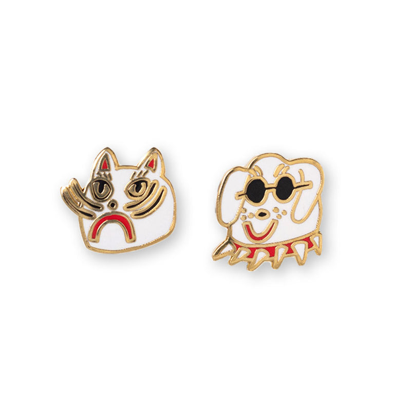 Cat & Dog Earrings