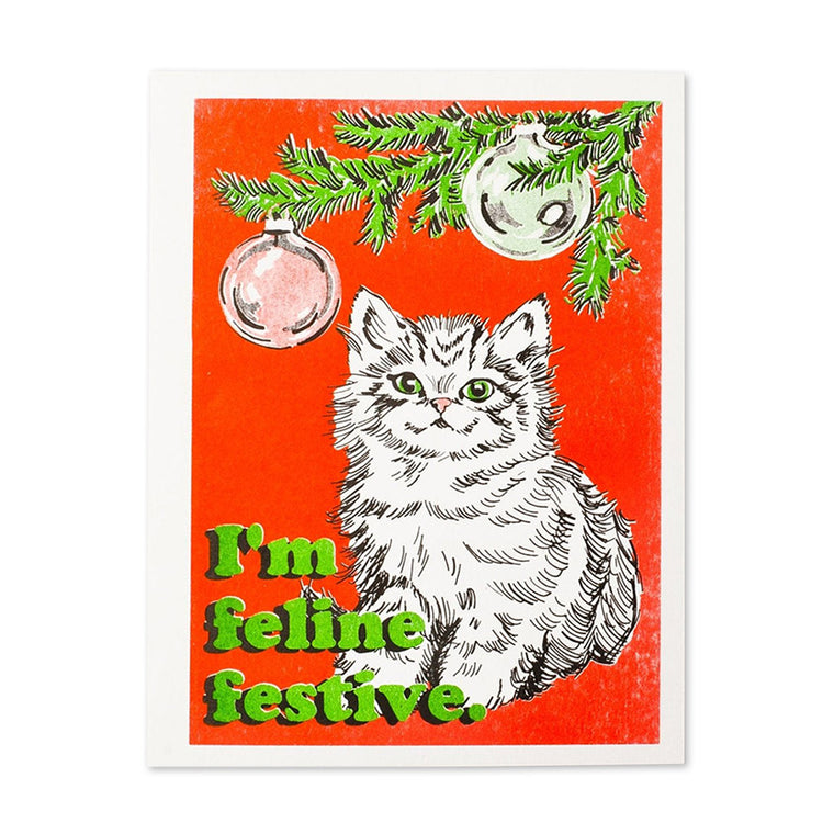 Feline Festive Card