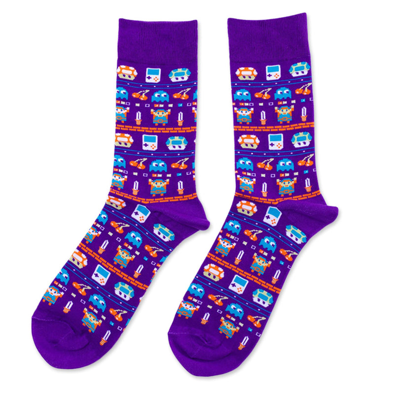 Vintage Gamer Large Crew Socks