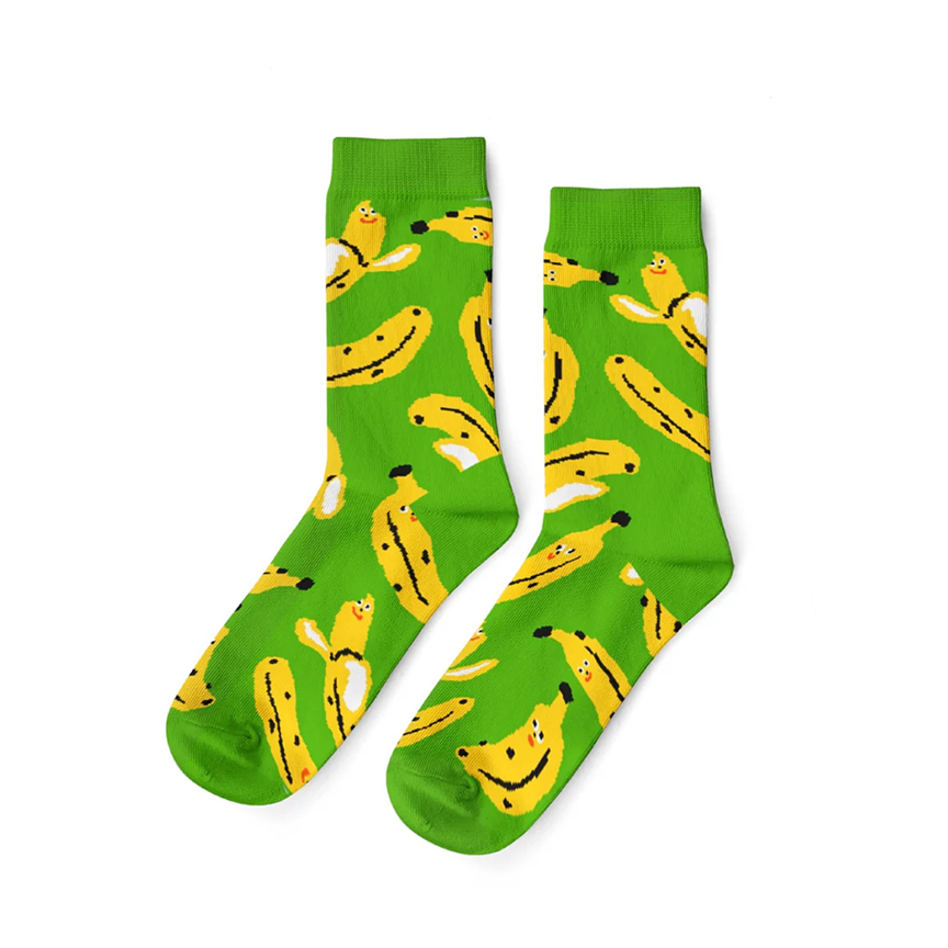 Banana Small Crew Socks