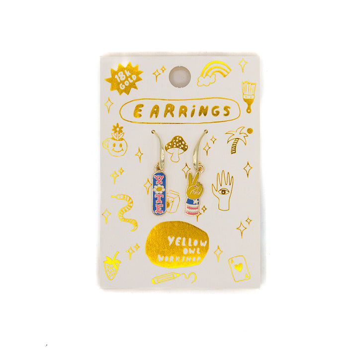 Vote Charm Earrings