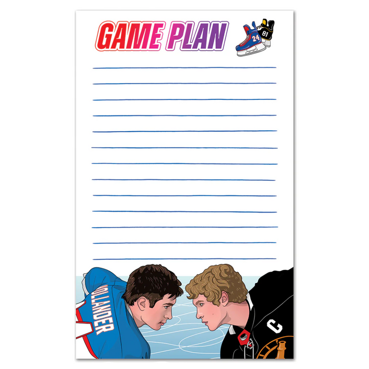 Heated Rivalry Game List Notepad