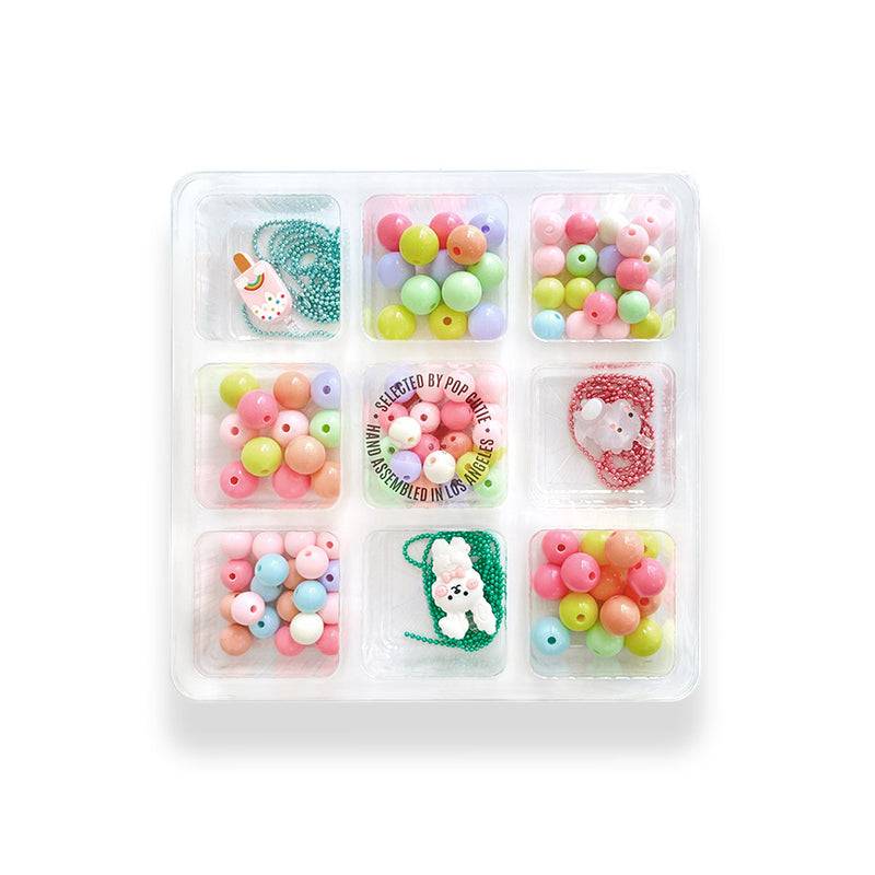 Pop Cutie (Large) Kawaii DIY Beaded Necklace Kit