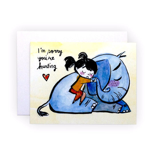 Sorry You're Hurting Card by Genevieve Santos from Leanna Lin's Wonderland