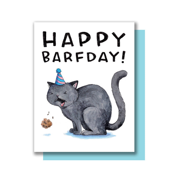Happy Barfday Card by Paper Wilderness from Leanna Lin's Wonderland