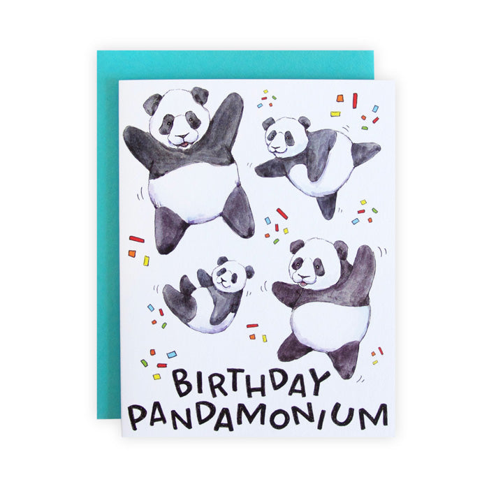 Birthday Pandamonium Card