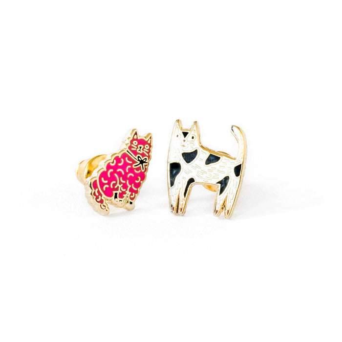 Cats Earrings by Yellow Owl Workshop from Leanna Lin&