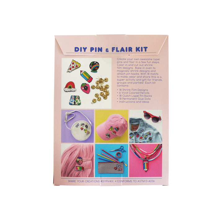 DIY Pin + Flair Kit by Yellow Owl Workshop from Leanna Lin's Wonderland