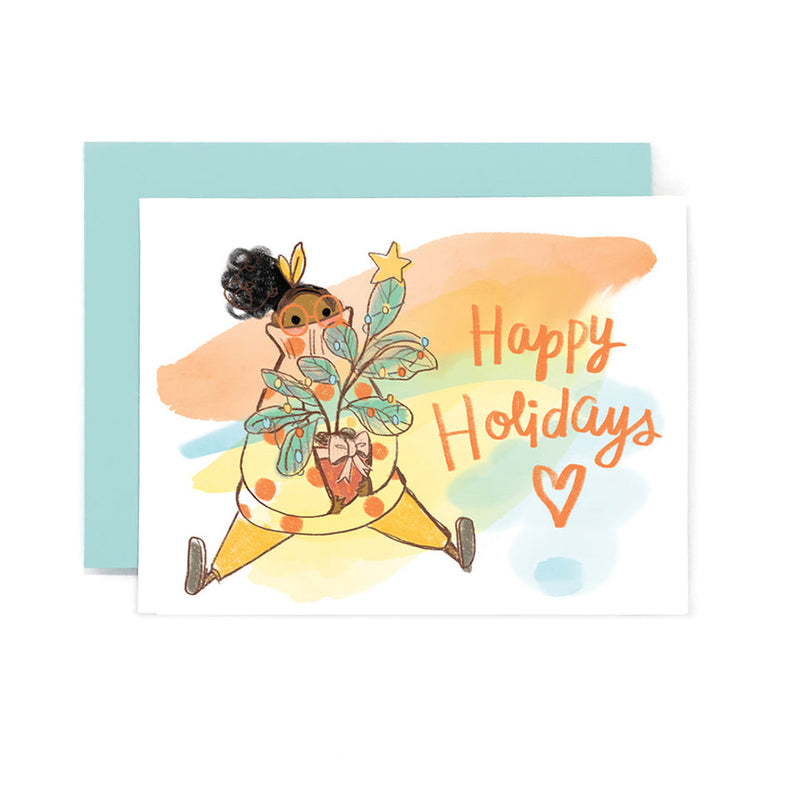 Holiday Fiddle Leaf Card