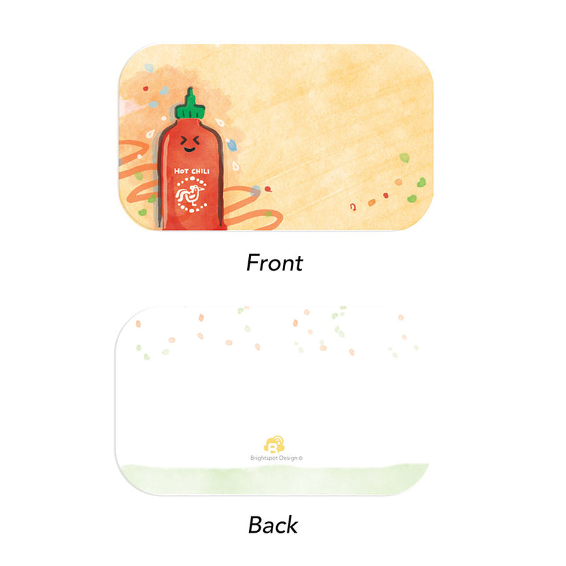 Ramen & Sriracha Mini Notes