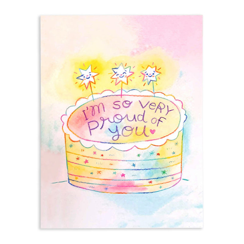 Very Proud of You Cake Card
