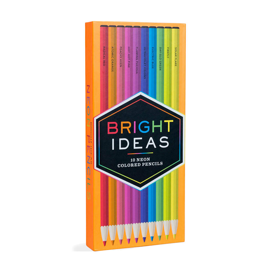 Bright Ideas Box of Neon Colored Pencils