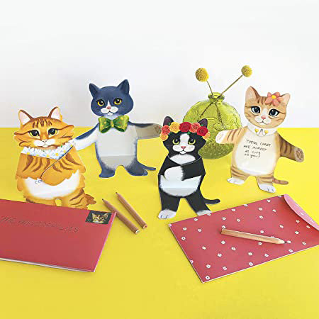 Kitten Cuddles Notecards - Leanna Lin&