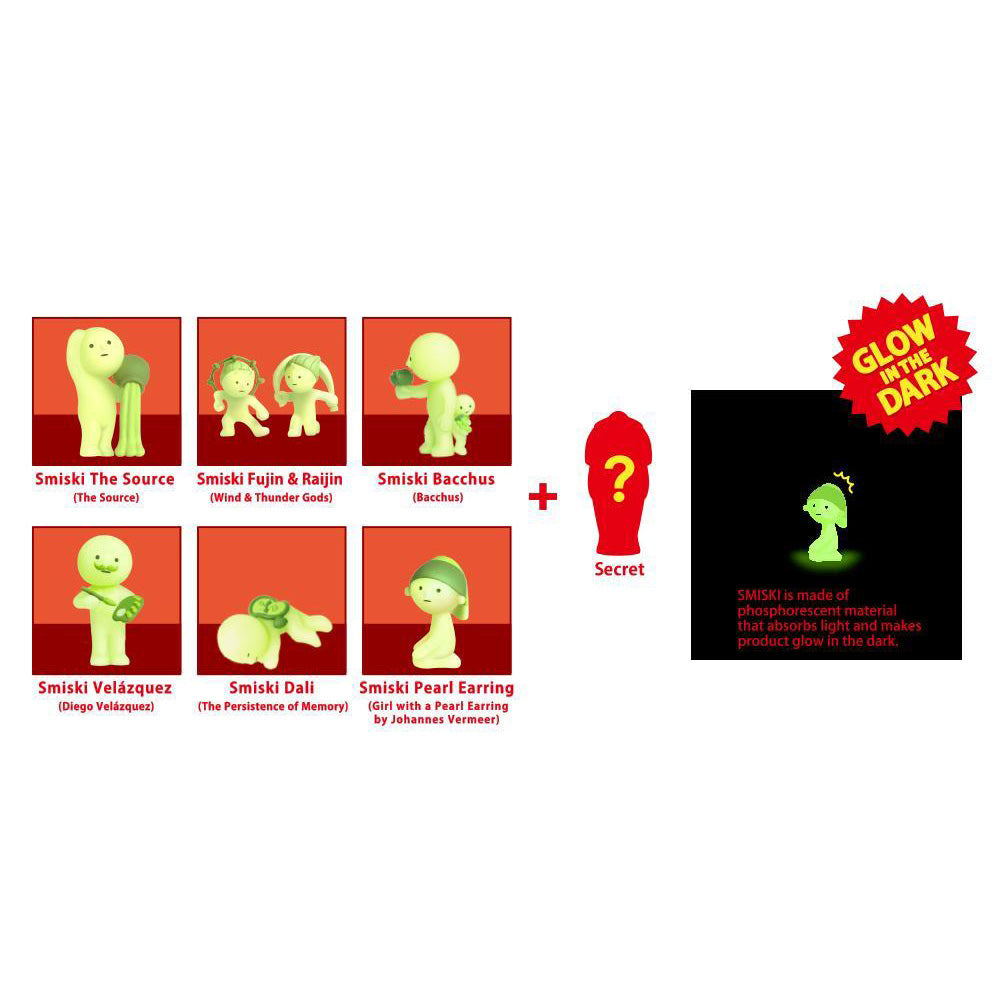 Smiski Museum Series Glow in the Dark Blind Box - Leanna Lin&