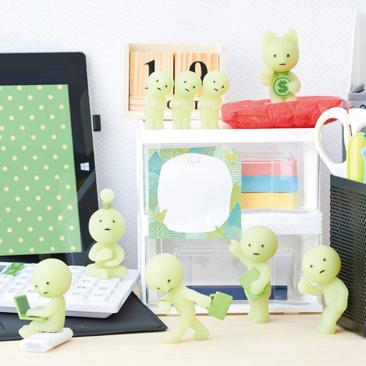 Smiski @ Work Series Glow in the Dark Blind Box - Leanna Lin&
