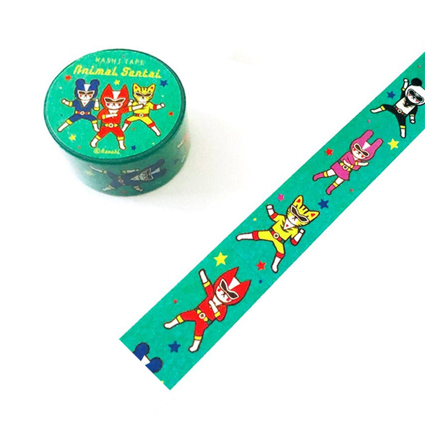 Animal Heroes Washi Tape
