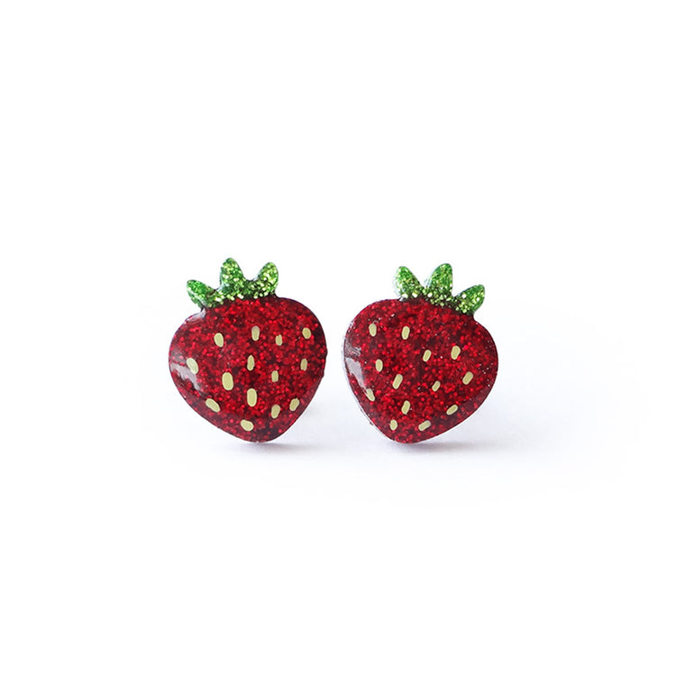 Strawberry (Red) Earrings