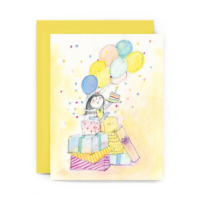 Confetti Birthday Girl Card