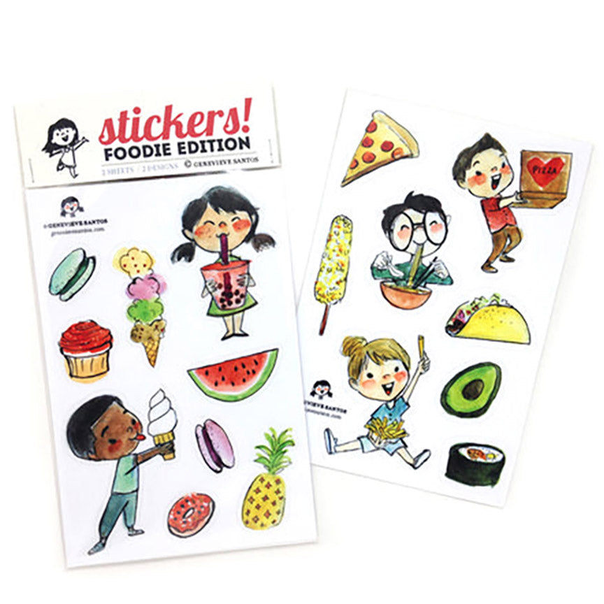 Foodie Sticker Sheets