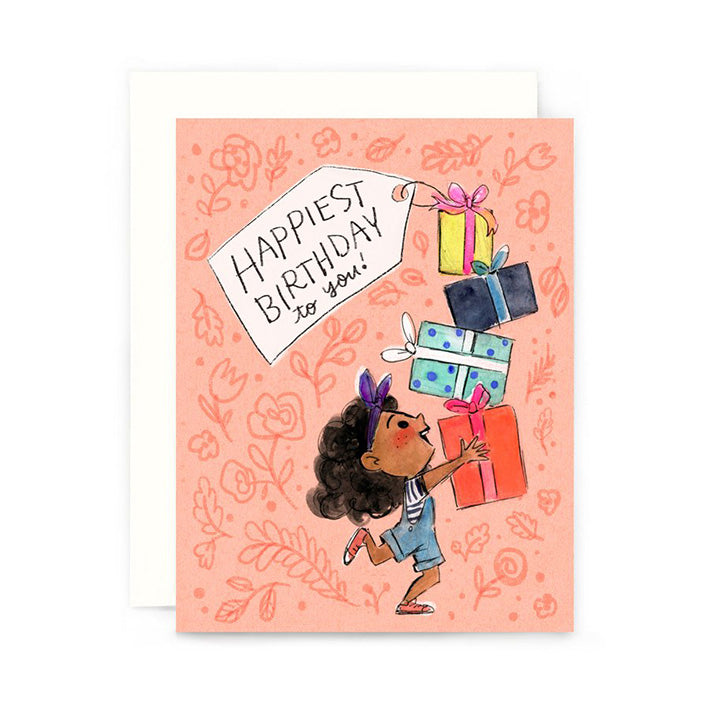 Happiest Birthday Presents Card - Leanna Lin's Wonderland