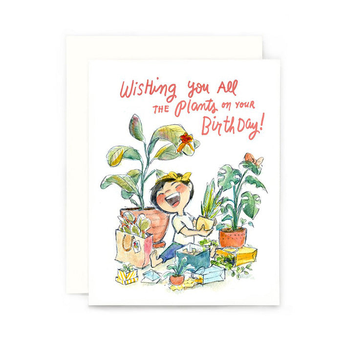 All The Plants Birthday Card - Leanna Lin&