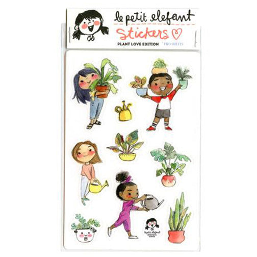 Plant Love Sticker Sheet - Leanna Lin's Wonderland