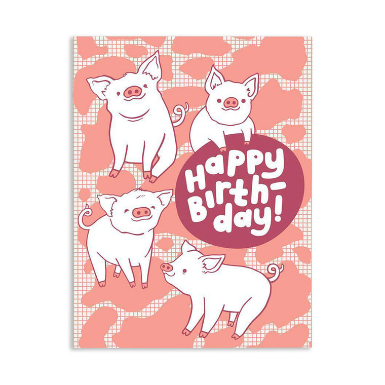 Piggy Bday Card