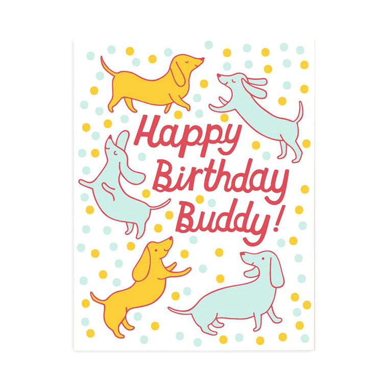 Doxie Birthday Card