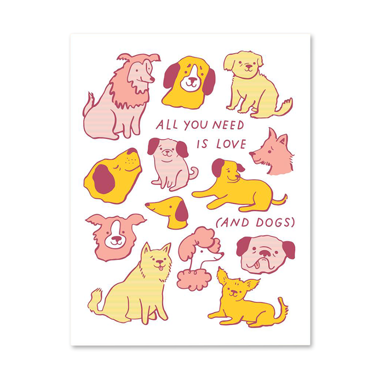 Love and Dogs Card