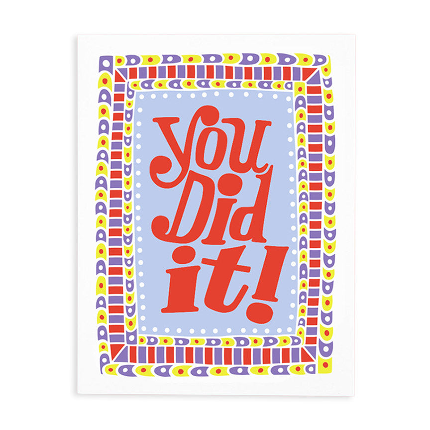 You Did It Card - Leanna Lin's Wonderland