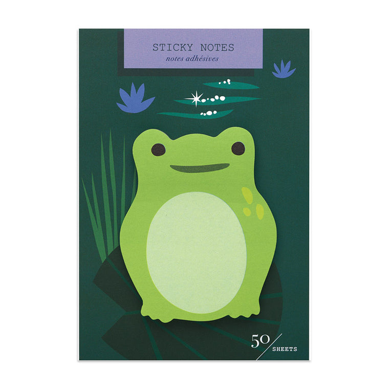 Frog Die Cut Sticky Notes