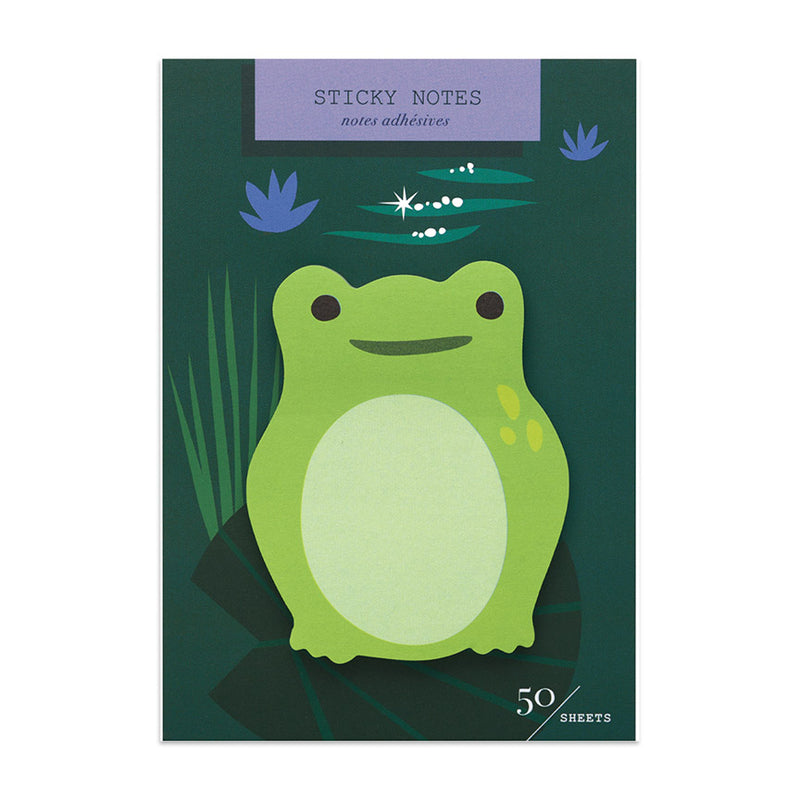 Frog Die Cut Sticky Notes