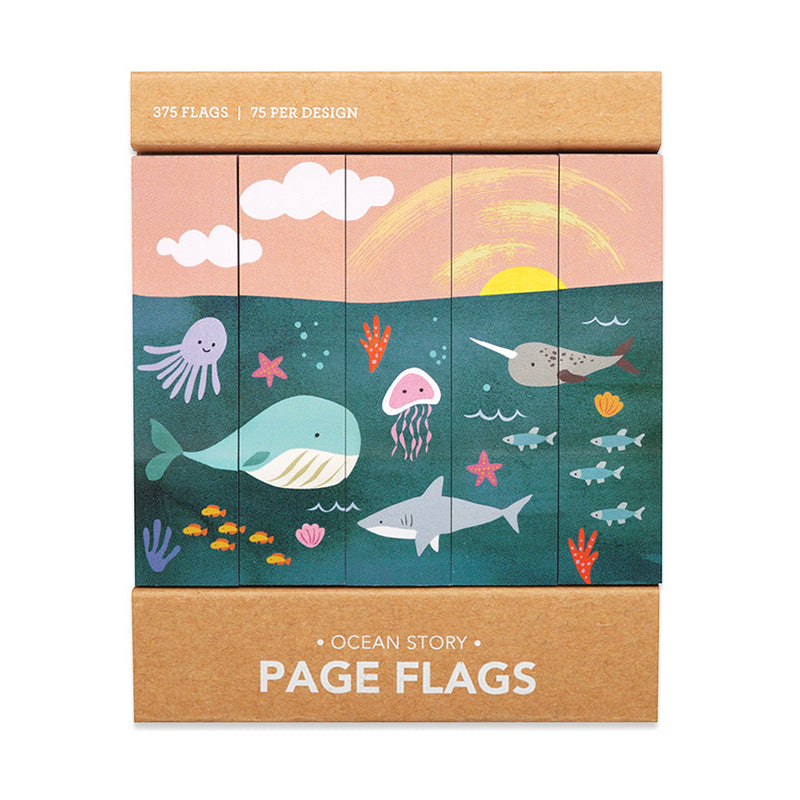 Ocean Story Page Flags
