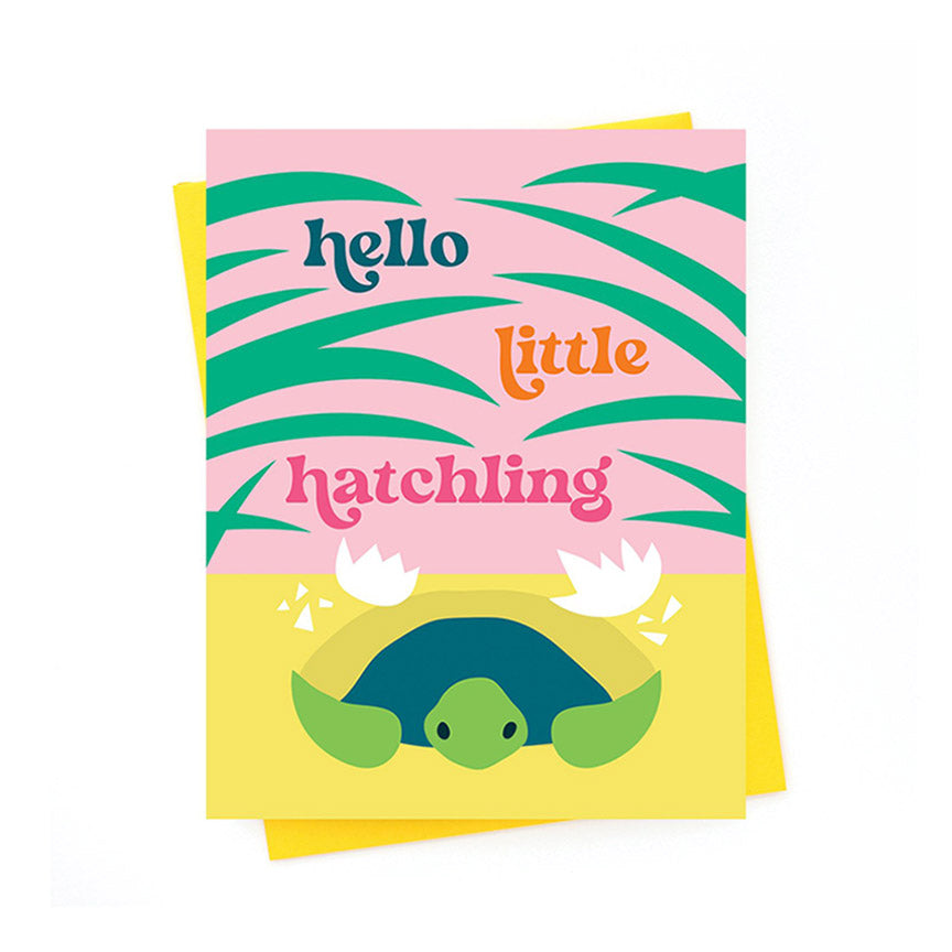 Hello Little Hatchling Baby Card