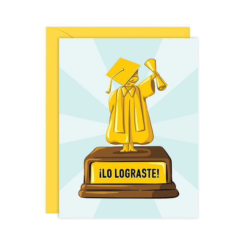 Lo Lograste! Trophy Grad Card