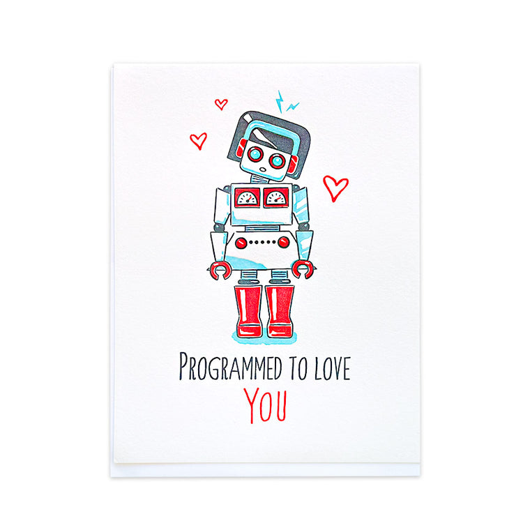 Robot Love Card