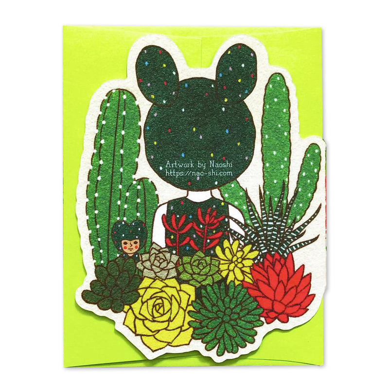 Thank You Cactus Die Cut Card