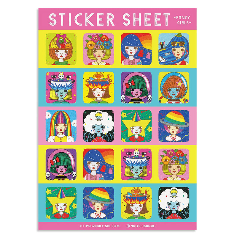 Fancy Girls Sticker Sheet