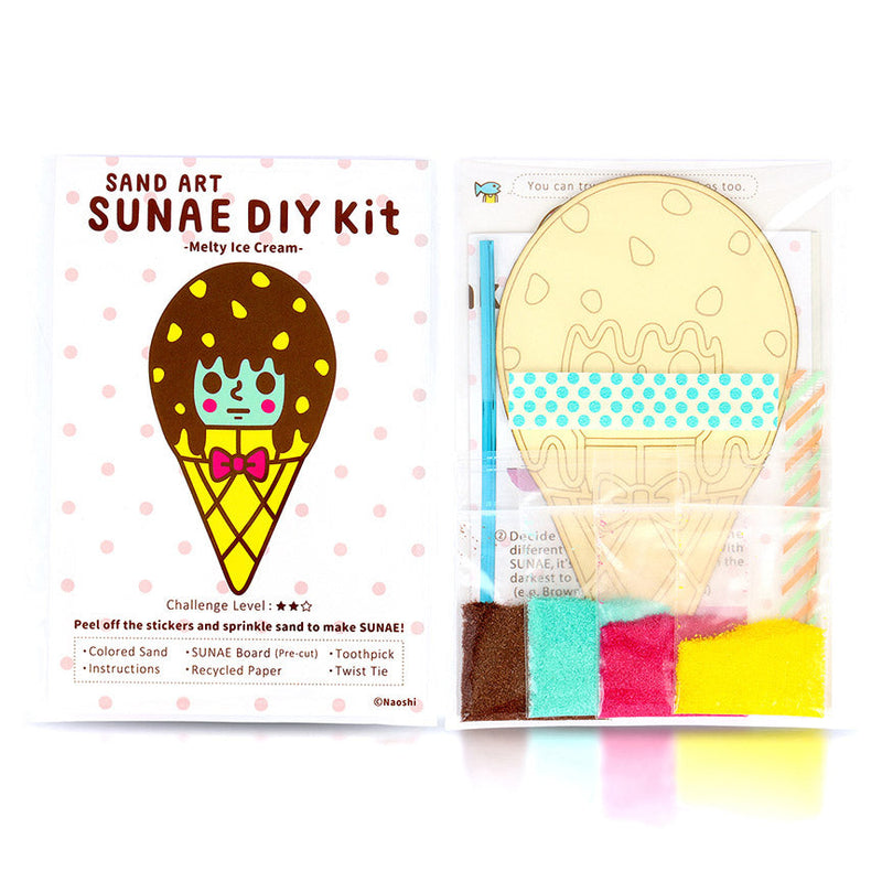 Melty Ice Cream DIY Sunae (Sand Art) Kit