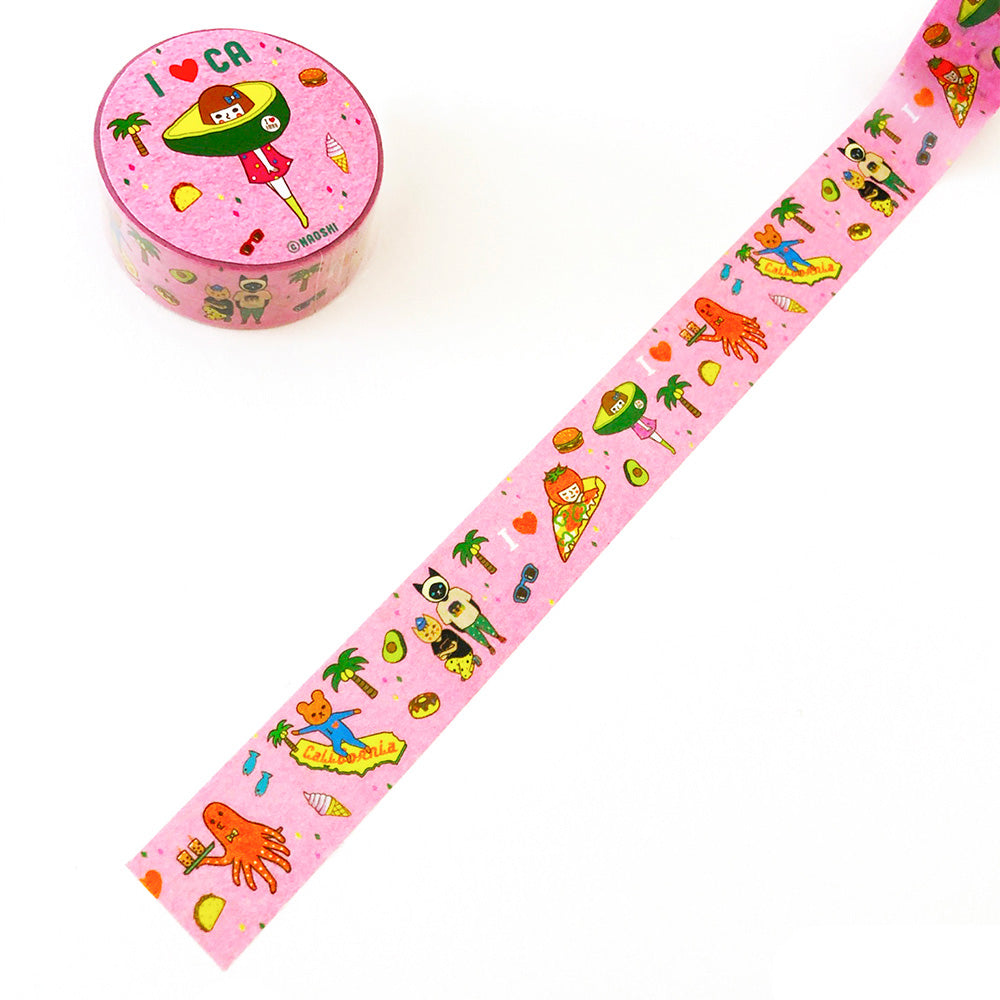 I Love CA Washi Tape - Leanna Lin&